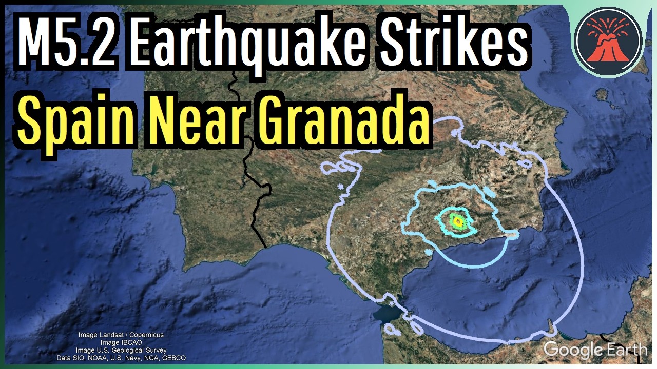 M5.2 Earthquake Strikes Spain Near Granada; Geologist Analysis