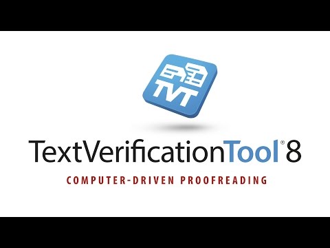 TVT 8 with full text and graphic verification capabilities TVT 8 with full text and graphic verification capabilities