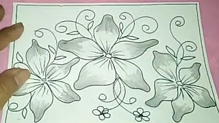 Gambar Batik Bunga Mudah Dan Simpel - Koleksi Gambar Bunga