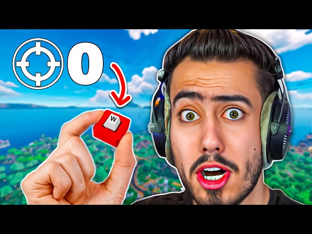 فورت نايت لكن بزر واحد فقط 🔥😭 (تخسر = زر اضافي ) !! Fortnite