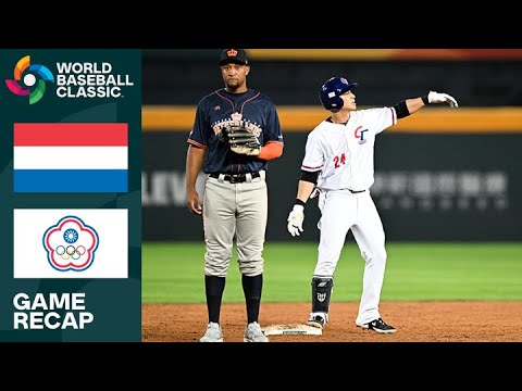 Netherlands vs Chinese Taipei Game Highlights | 2023 World Baseball Classic