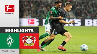 Bremen Secure Point In Last Minute! | SV Werder Bremen — Bayer 04 Leverkusen 2-2 | Highlights | MD 8