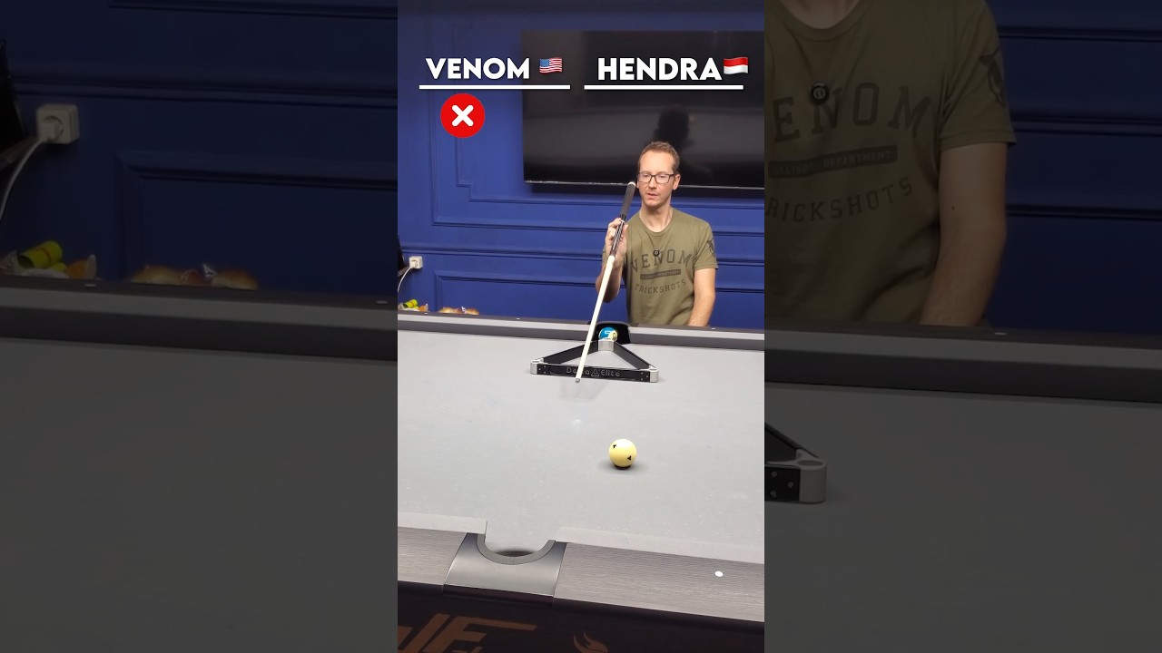 SPONSOR VS PRO - POOL TRICK SHOT BATTLE (ft @hendracarabao. )🇮🇩🎱❌✅