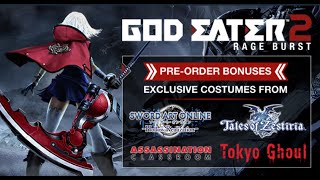 GOD EATER 2 Rage Burst - Blood Rage Gameplay Trailer