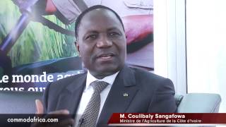 ITW : Mamadou Sangafowa COULIBALY MINISTRE DE L`AGRICULTURE ET DU DEVELOPPEMENT RURAL