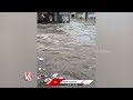 Flood Water Following Like River In Old City | V6 News  - 03:14 min - News - Video
