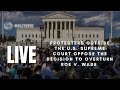 LIVE: Protests at the Supreme Court after Roe. v. Wade ruling