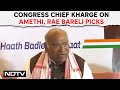 Amethi Seat | Congress Chief Kharge On Amethi, Rae Bareli Picks: Wait For Few More Days