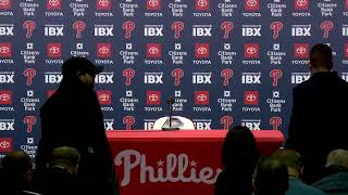 2025 Phillies End of Season Press Conference: Dave Dombrowski and Rob Thomson