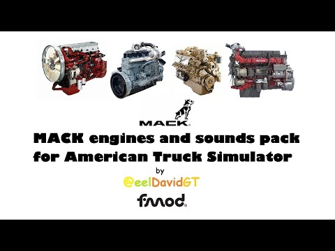 [ATS] Mack Engines & Sounds Pack by eelDavidGT v1.2 1.48