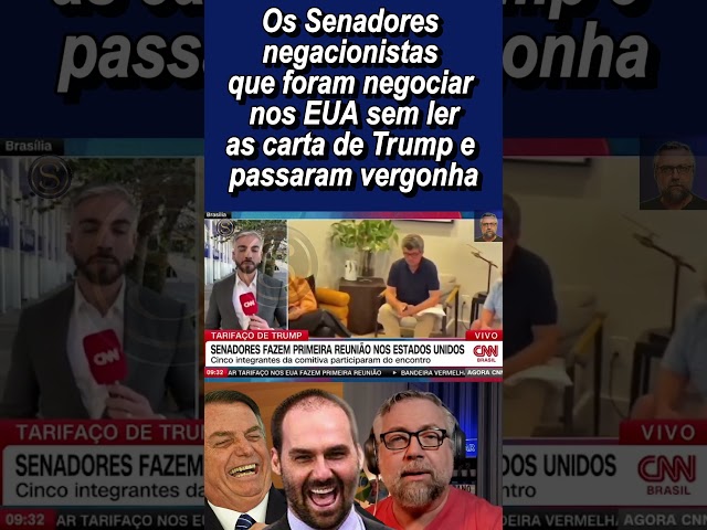 Senadores tentam negociar com Trump totalmente despreparados