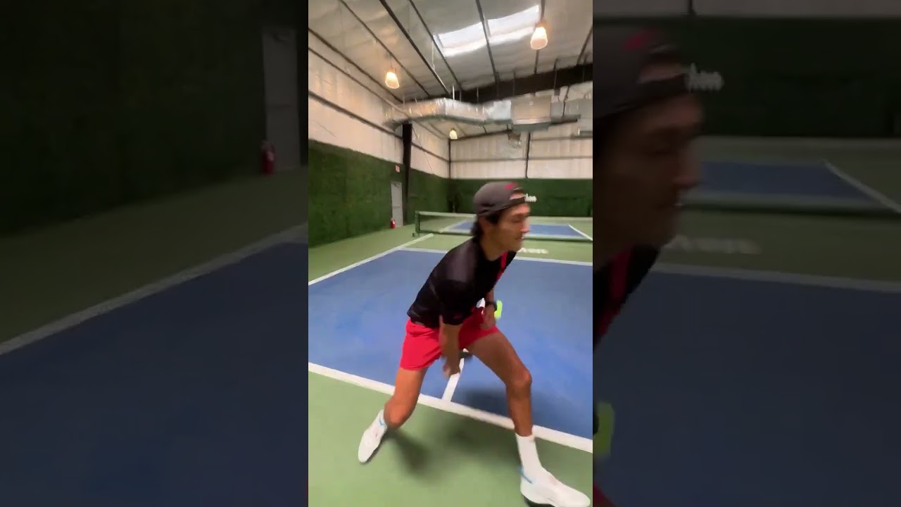 The Trickshot King 👑😮‍💨 #pickleball #pickleballtricks #pickleballhighlights #pickleballpro