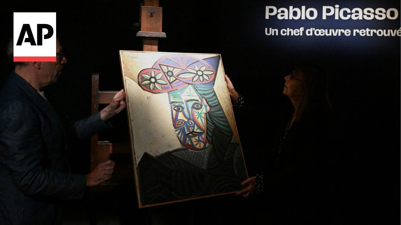 Rediscovered Picasso portrait presented in Paris ahead of much-anticipated auction