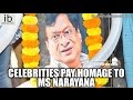 MS Narayana - celebrities pay homage