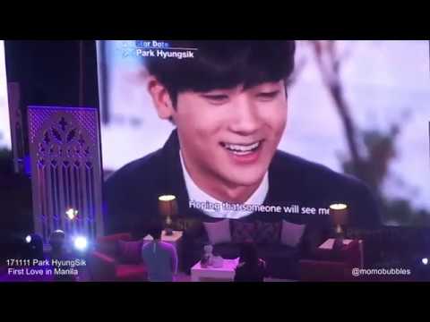 171111 Park HyungSik First Love in Manila - Filipino fans tribute video