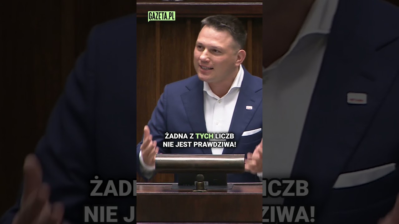 Mentzen zaatakował rząd i Domańskiego. "Budżet jest sfałszowany!"