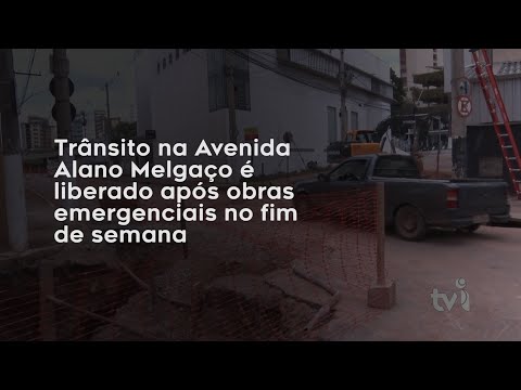 Vídeo: Trânsito na Avenida Alano Melgaço é parcialmente liberado