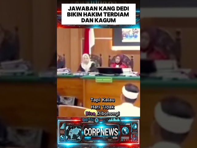 Jawaban Kang Dedi Bikin Hakim Terdiam#indonesia #politik #beritaterkini #shortvideo #dedimulyadi