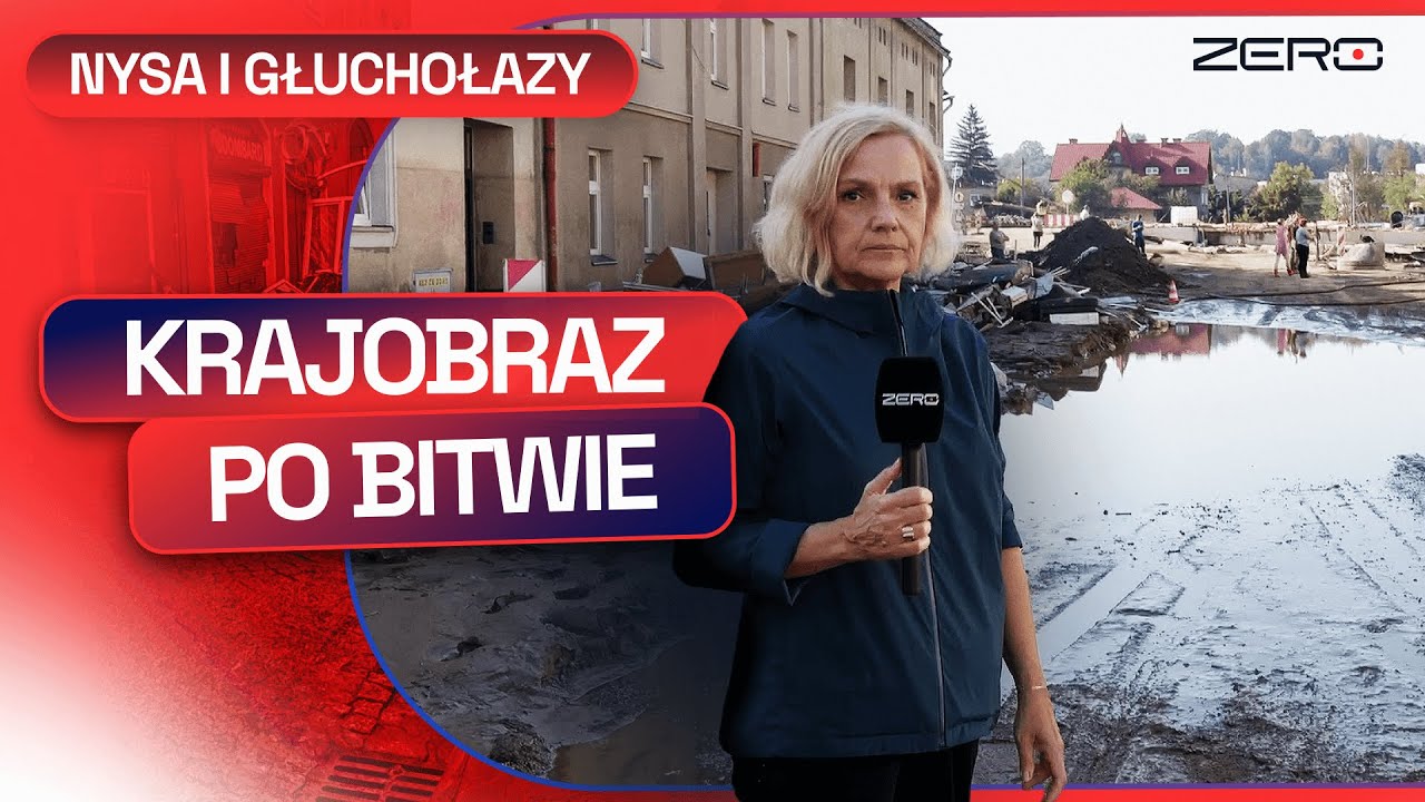 NYSA I GŁUCHOŁAZY PO PRZEJŚCIU POWODZI - ROZPACZ, ŻAL I POMOC LUDZI