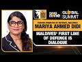 News9 Global Summit|Former Minister Of Defense Of Maldives Mariya Ahmed Didi On India-Maldives Ties