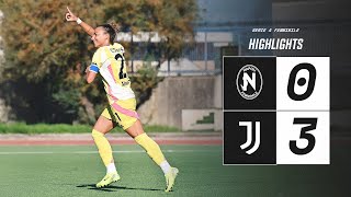 HIGHLIGHTS SERIE A | Napoli 0-3 Juventus Women