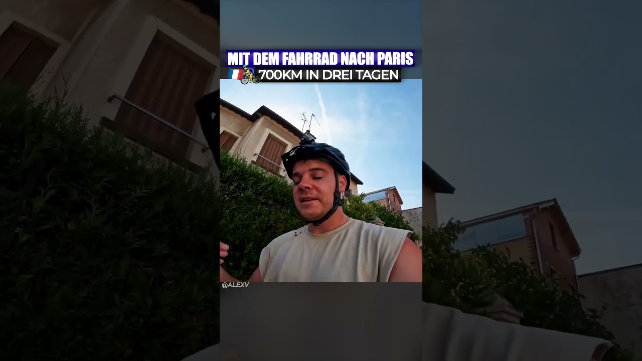 Tag 3 beginnt - ENDSPURT! Mit dem Fahrrad 600Km nach Paris! 🤩🚴‍♂️ alexv travel
