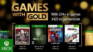 Xbox - Game with Gold di Dicembre 2016