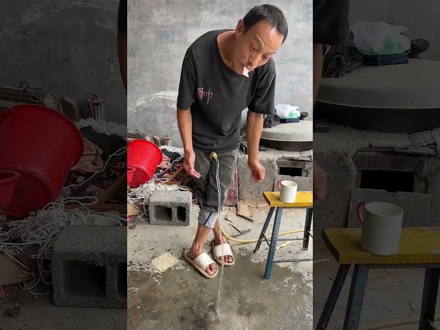 Worker gargling process