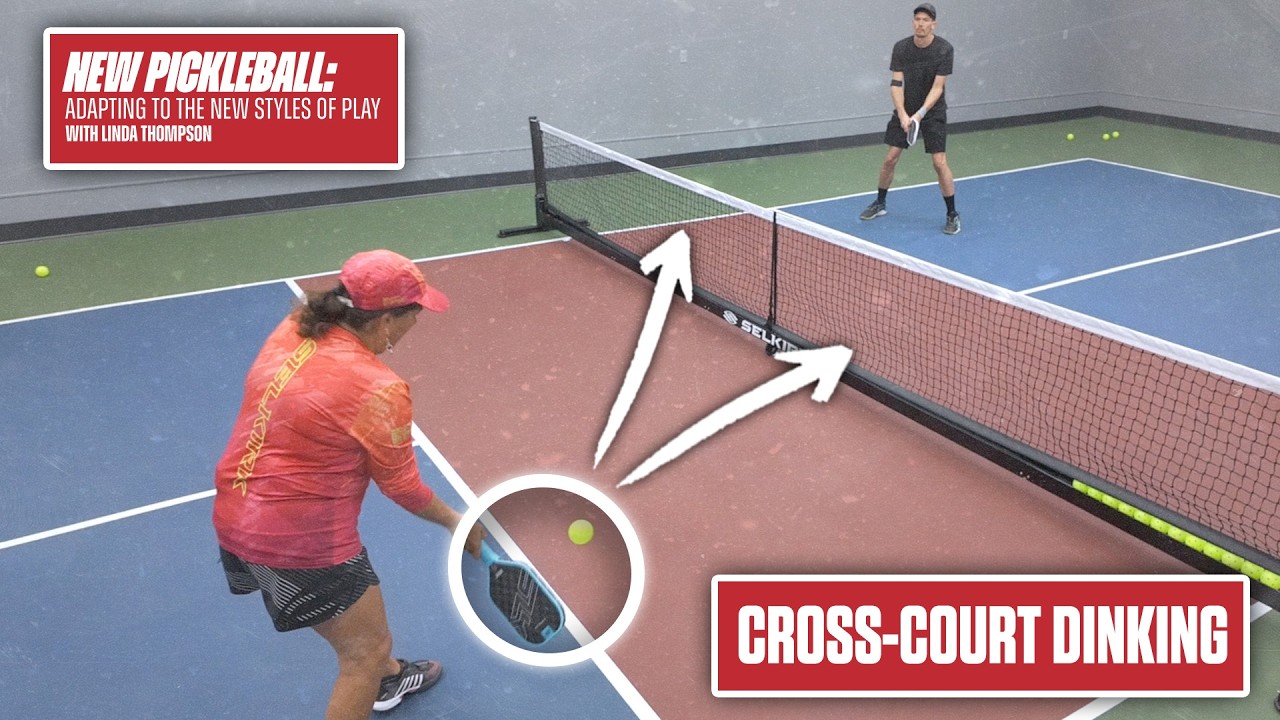 Cross-Court Dinking in Pickleball: Adapting to "New Pickleball"