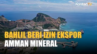 Menteri Bahlil Beri Izin Ekspor Konsentrat Tembaga Amman Mineral Selama 6 Bulan