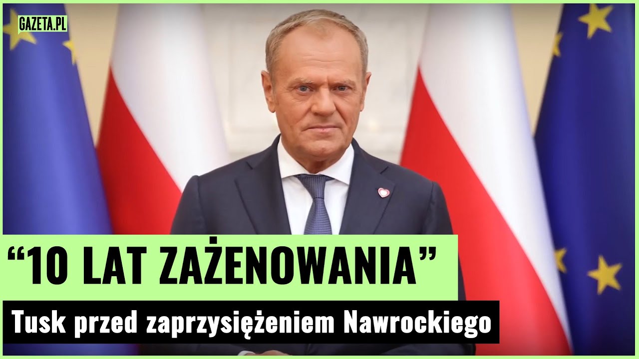 Ostre przemówienie Tuska. Zabrał głos przed zaprzysiężeniem Nawrockiego | Gazeta.pl