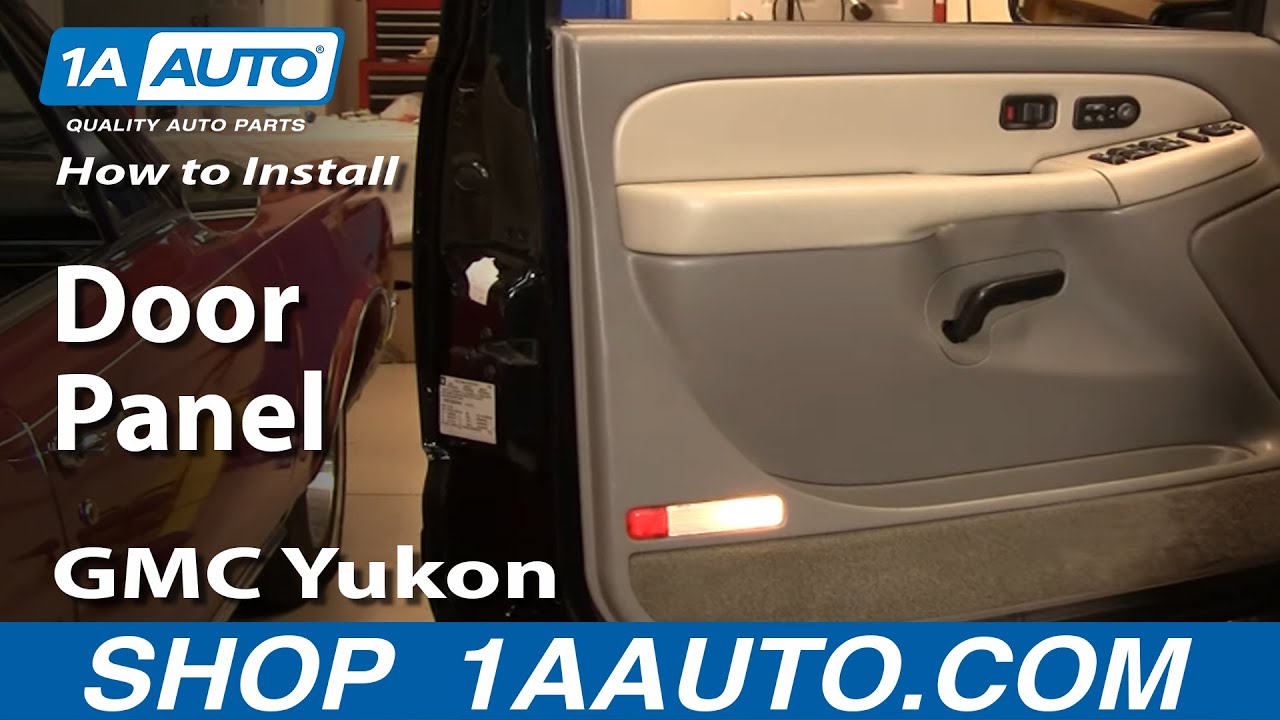 How To Install Replace Door Panel Chevy GMC Silverado ... chevy pickup trailer wiring 