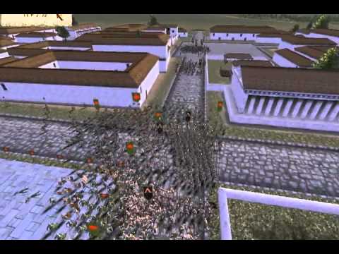 Rome Total War Online Battle #1846: Gaul vs Macedon (siege without walls)