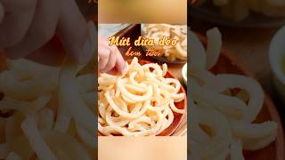 P1 - Cách làm MỨT DỪA DẺO KEM TƯƠI cực kì ít ngọt để đón Tết | Savoury Days