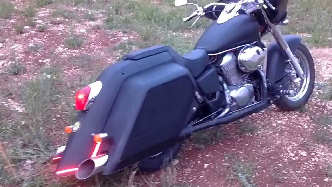 Honda shadow ace hard bags #5