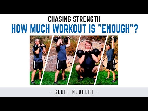 When it comes to working out, How much is “enough”?