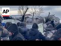 Hundreds protest in Russia over activists being arrested