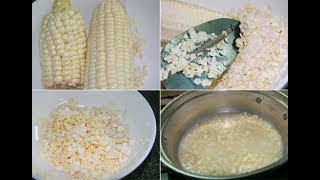 HƯỚNG DẪN CÁCH LÀM SỮA NGÔ NẾP ĐƠN GIẢN NHẤT