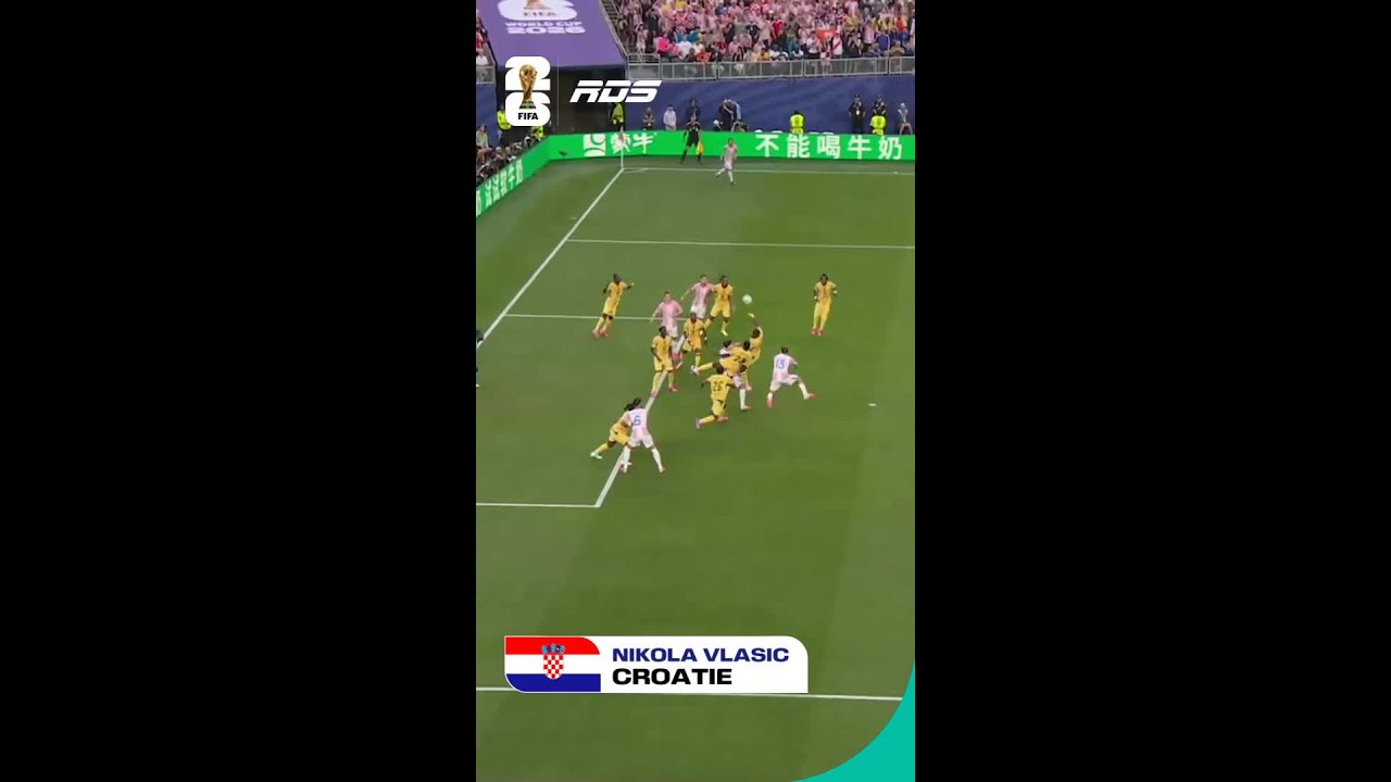 Nikola Vlasic redonne les devants à la Croatie! #fifaworldcuponyt