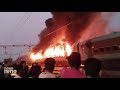 The Burning Train: Delhi Darbhanga Express train engulfed in flames near UP’s Etawah | News9