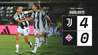 HIGHLIGHTS SERIE A | Juventus Women 4-0 Fiorentina | Vangsgaard's Stunning Goal