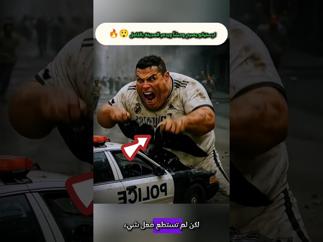 كريستيانو يصبح وحشاً ويدمر المدينة بالكامل😲🔥