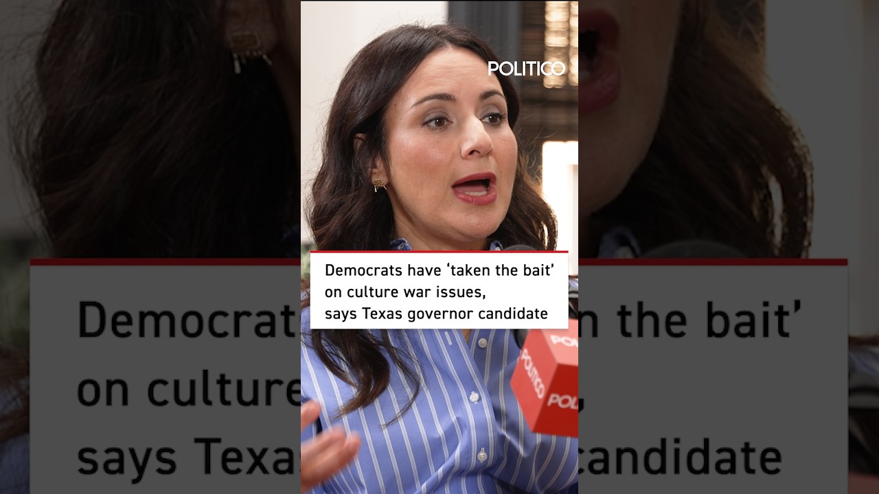 Democrats have 'taken the bait' on culture war issues, says Texas governor candidate