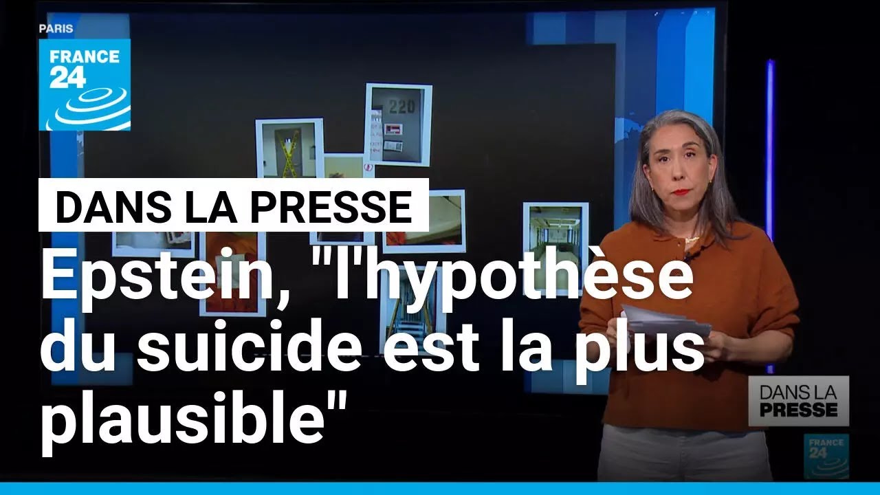Mort de Jeffrey Epstein: "La thèse du suicide est la plus plausible" • FRANCE 24