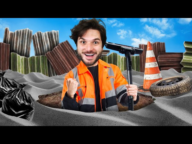 FIZ UM BURACO GIGANTE NO LIXÃO E ENCONTREI 100 MILHÕES DE DÓLARES!