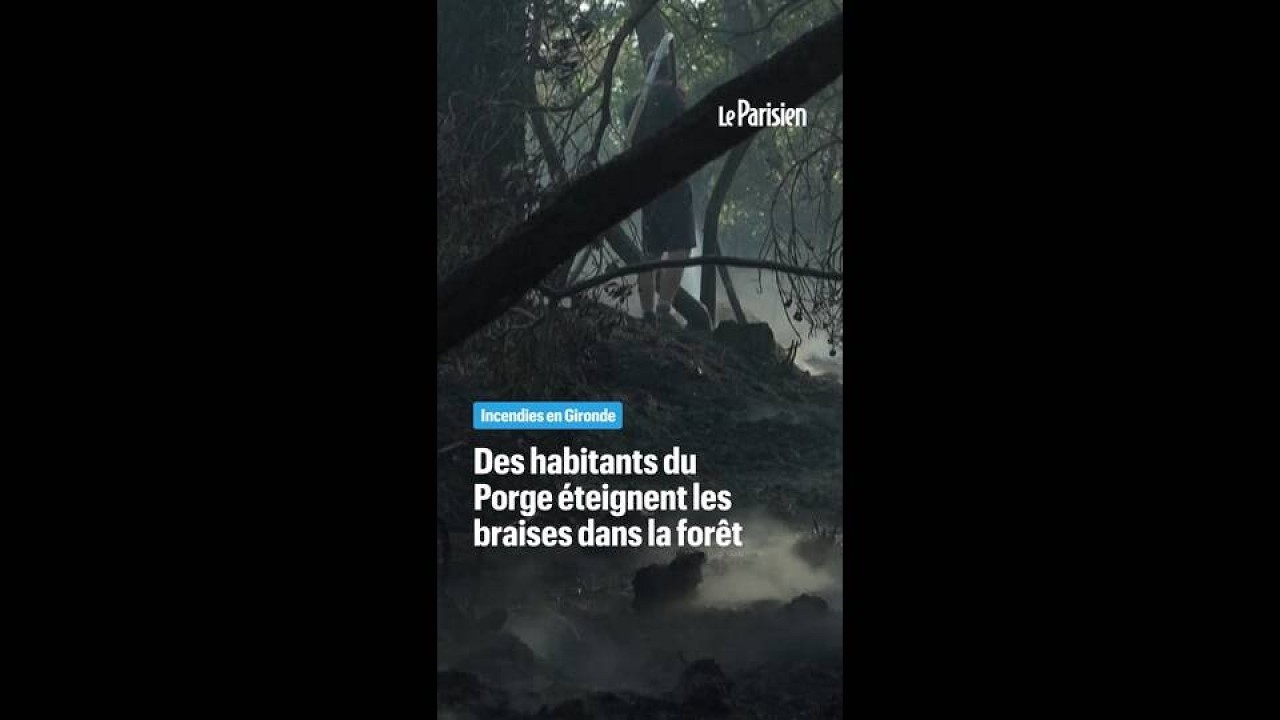 Incendies : ces habitants éteignent les braises eux-mêmes