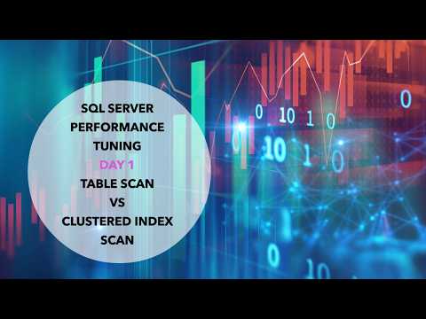 Performance Tuning- TableScan VS ClusteredIndexScan VS NonclustredIndexSeek (Day1)