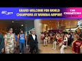 Team India Mumbai | Grand Welcome For World Champions At Mumbai Airport