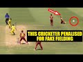 ICC new rules: Australian player punished for fake fielding