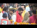 Amitabh Bachchan, Abhishek Arrive at Ayodhya Ram Mandir | News9  - 01:31 min - News - Video